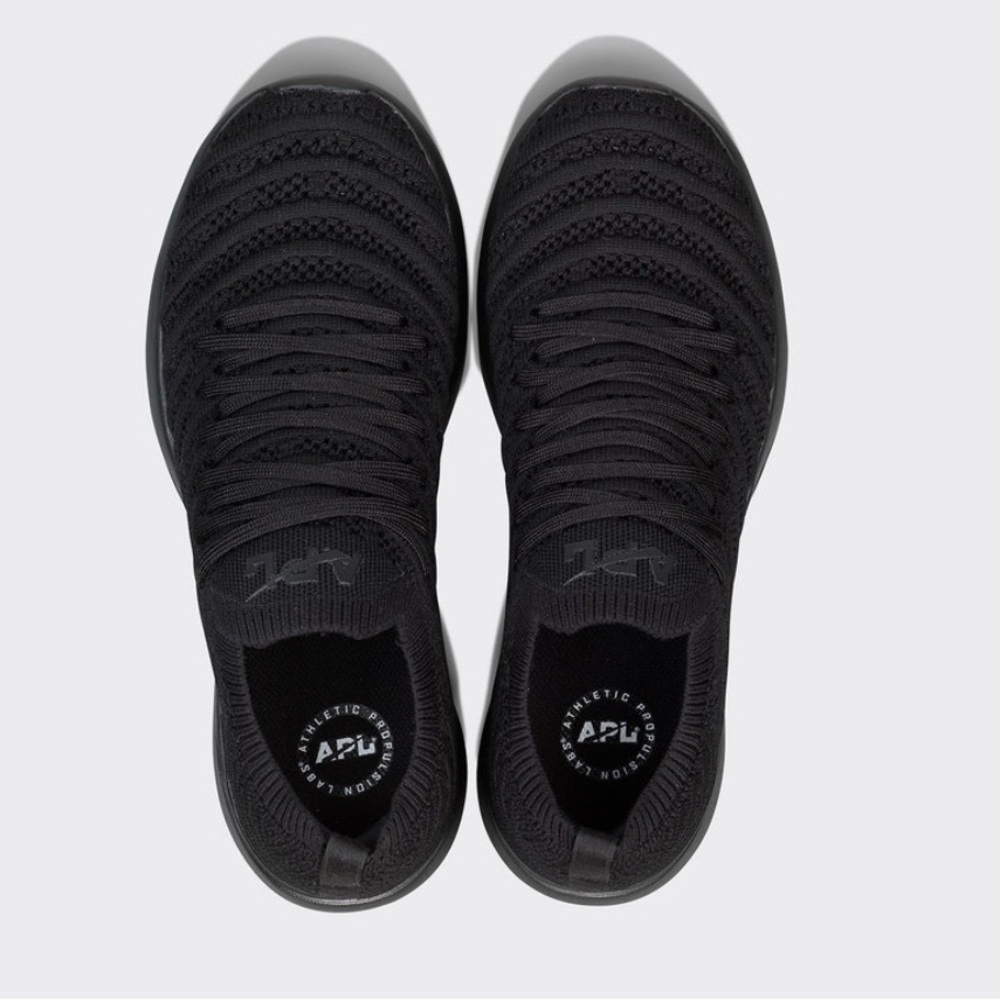 Women's TechLoom Wave Jet Black Sneakers